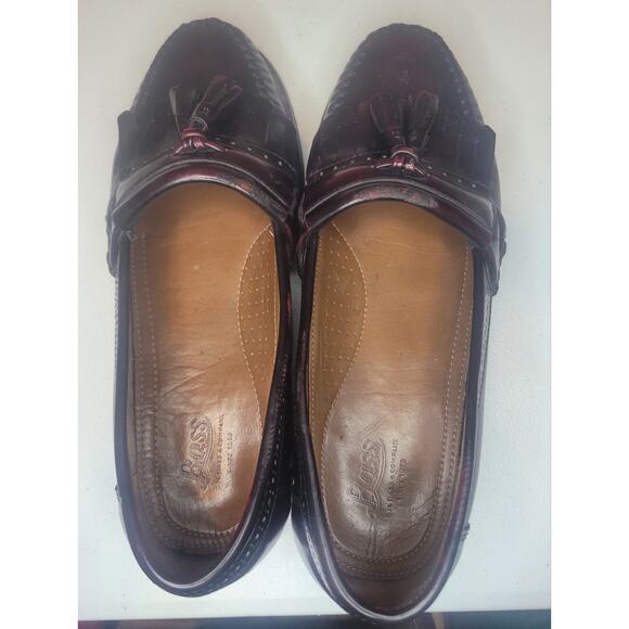 GH Bass Weejuns Oxblood Leather Tassel Loafers Shoes Men Size 10.5D Jeremy 1820 main image 11